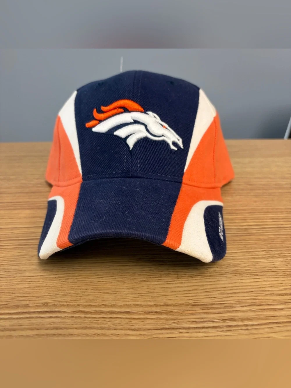 Vintage Reebok Denver Broncos Hat Cap Strapback Adjustable NFL AFC West Blue